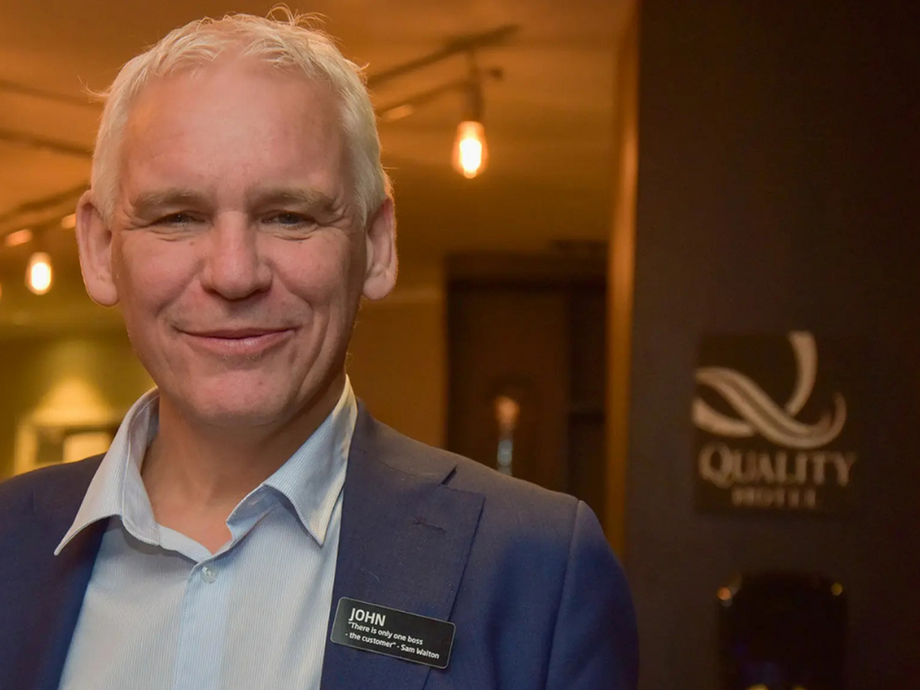Hotelldirektør John Olav Ferstad hos Quality Grand Hotell i Kristiansund. FOTO: NP.no