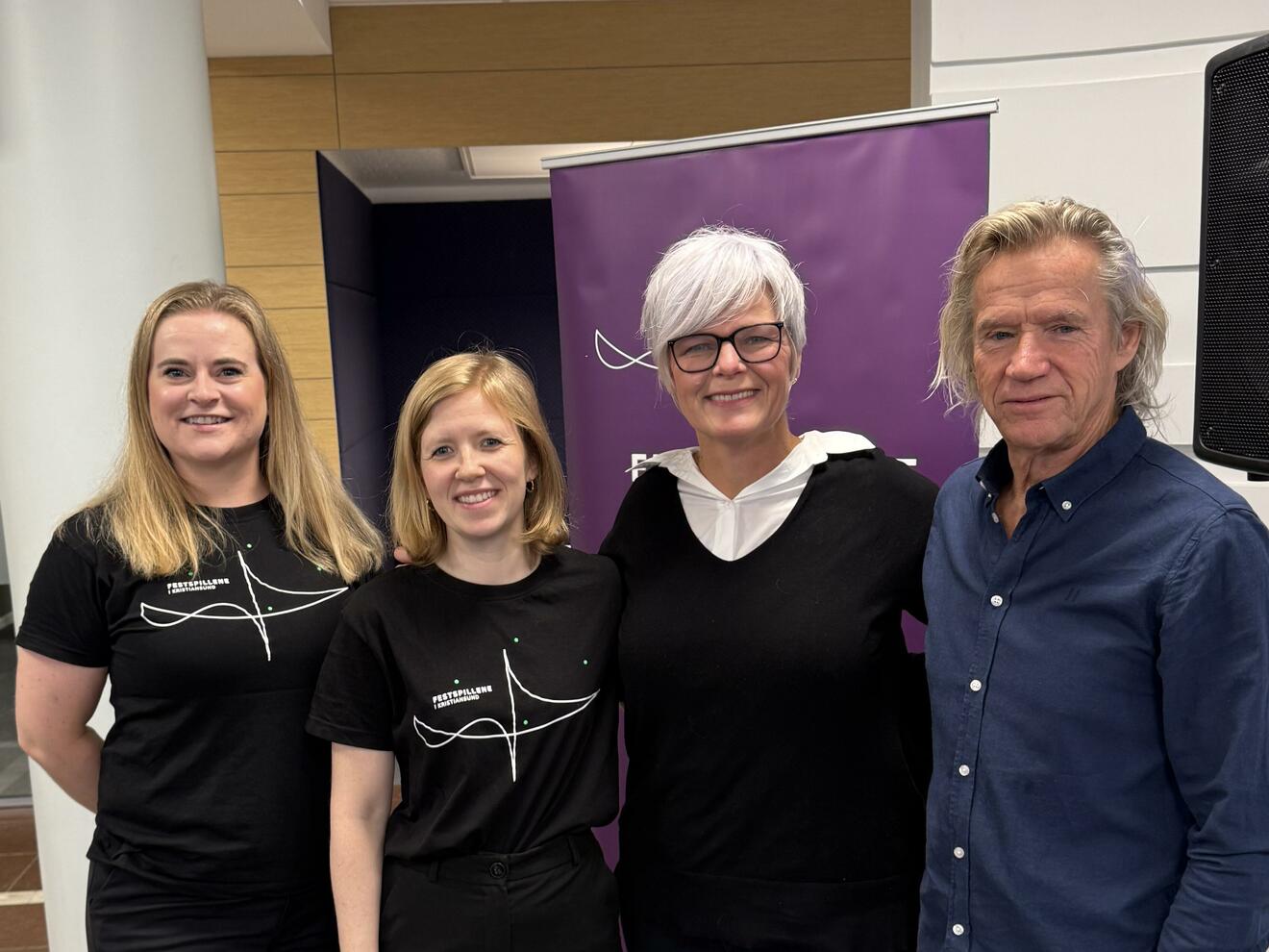 KNN og Kjetil Bjerkestrand, kunstnerisk leder for Festspillene i Kristiansund.