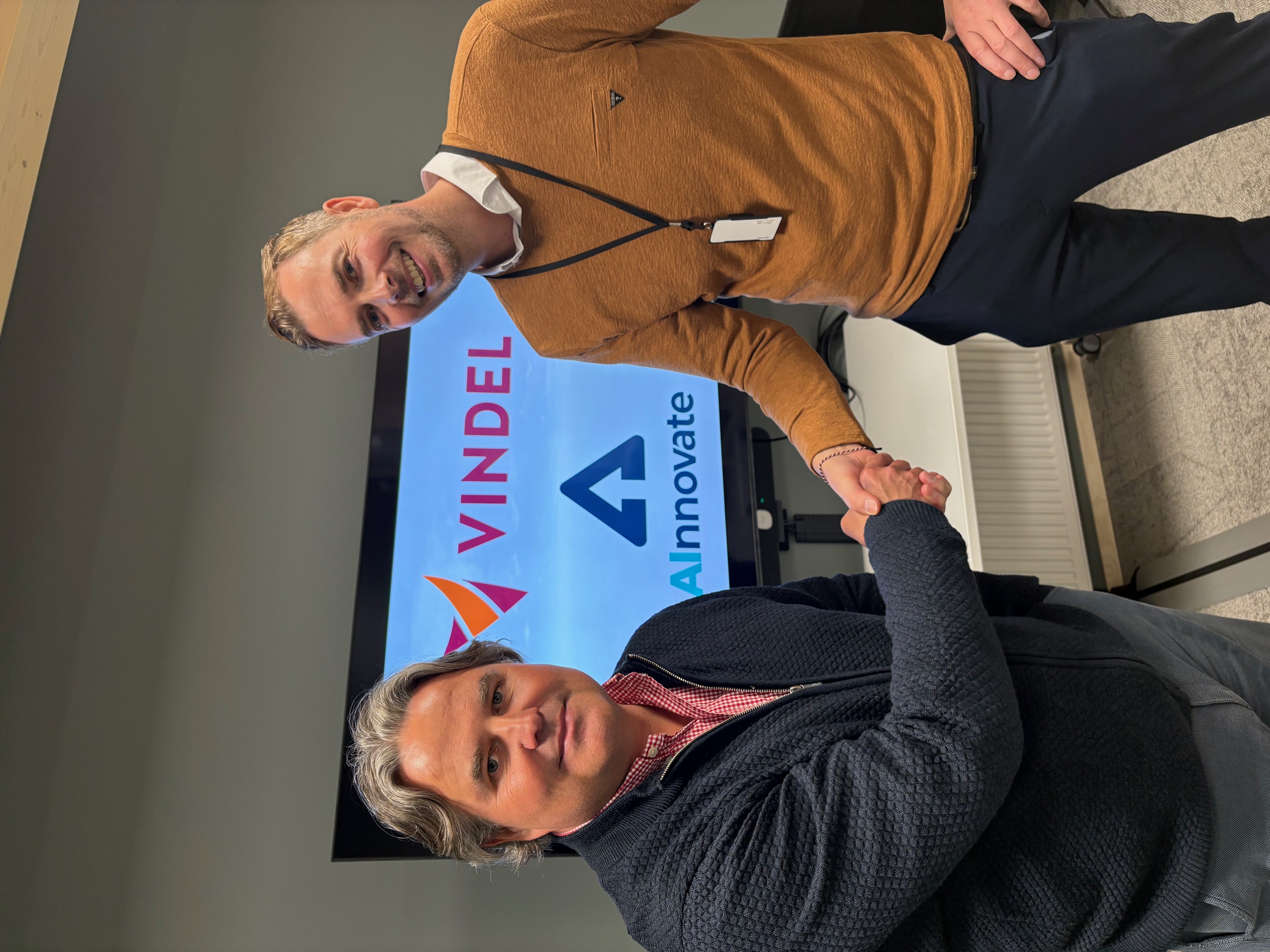 Atle fra Vindel og Lars fra AInnovate Atle fra Vindel og Lars fra AInnovate